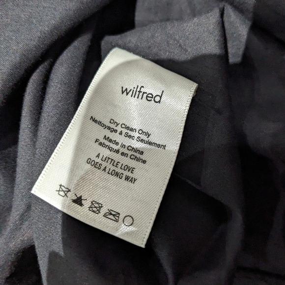 BNWT Aritizia Wilfred Rosemond Dress - black - size 6 - Picture 9 of 13